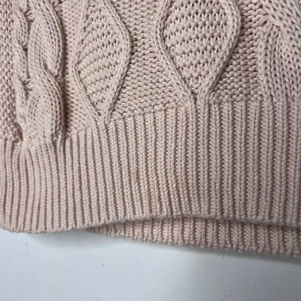 525 Cable Knit Sweater Vest Top Size XS - Picture 5 of 8